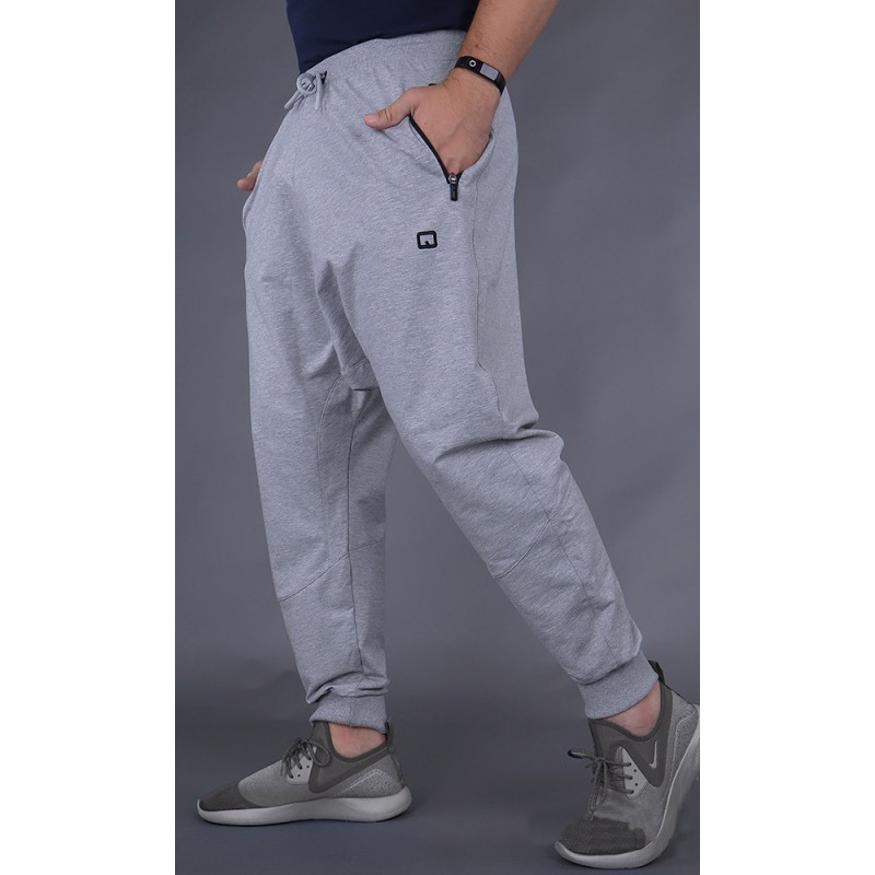 Sarouel Jogging Gris Clair Qaba'il : Athletik