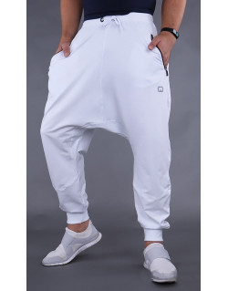 Sarouel Jogging Blanc Qaba'il : Athletik