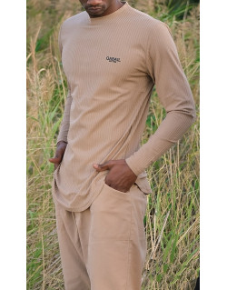 Sweat Manche Longue Beige Qaba'il : Level 