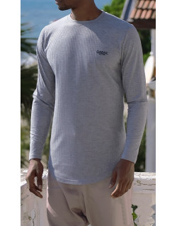 Sweat Manche Longue Gris Clair Qaba'il : Level 