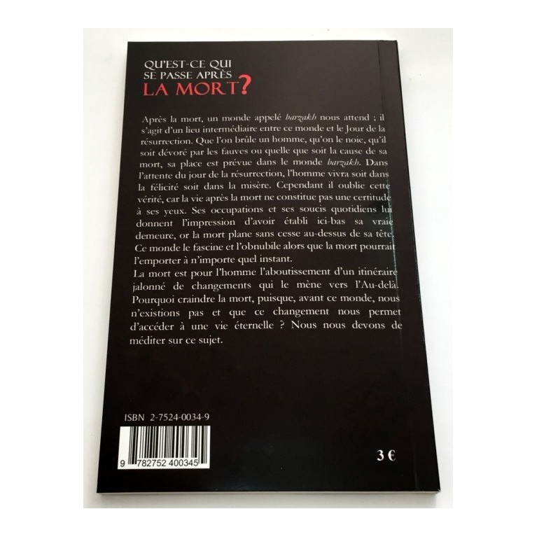 Qu'est-ce qui Se Passer Après La Mort ? - Edition Ennour 