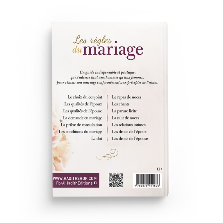 Les Règles du Mariage - Edition Al Hadith