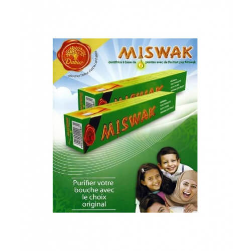 Dentifrice Herbal Miswak - 50gr + 25gr Gratuit - Laboratoire Dabur