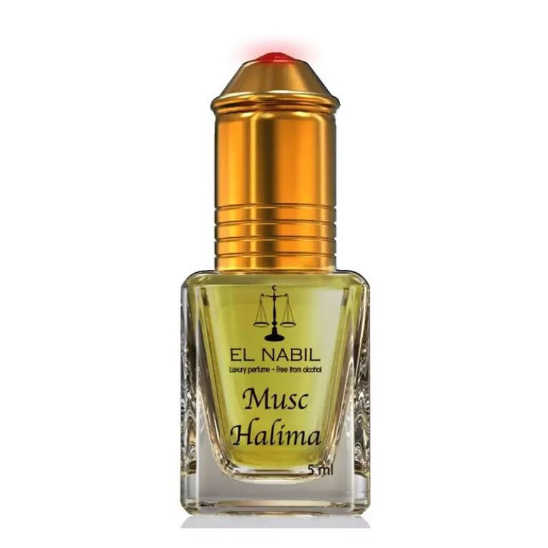 Musc Halima  - Parfum : Mixte - Extrait de Parfum Sans Alcool - El Nabil - 5 ml 