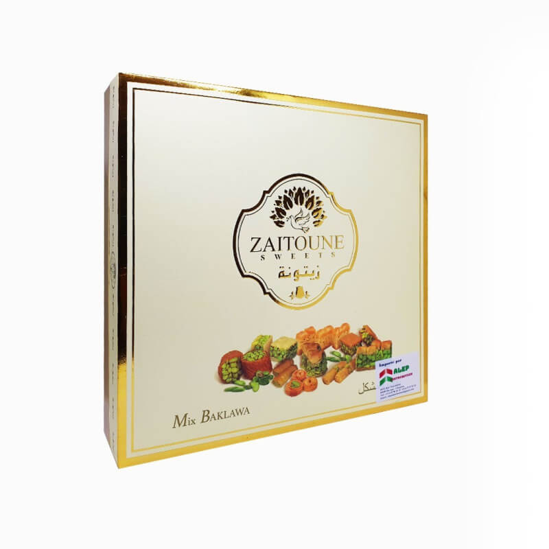Baklava Mixte - Coffret de Luxe - Zaitoune 400g