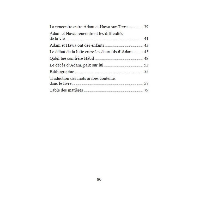 Adam, le Père de l’Humanité (Édition BILINGUE) - Edition Al Bidar