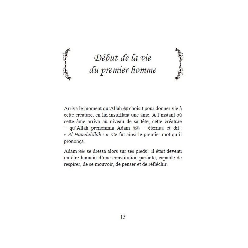 Adam, le Père de l’Humanité (Édition BILINGUE) - Edition Al Bidar