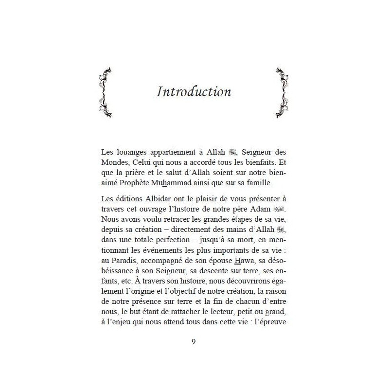 Adam, le Père de l’Humanité (Édition BILINGUE) - Edition Al Bidar