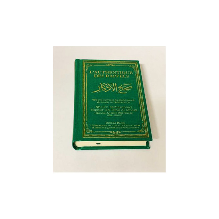 L'Authentique des Rappels - Cheikh Albani - Vert - Format de Poche - Edition Dine Al Haqq