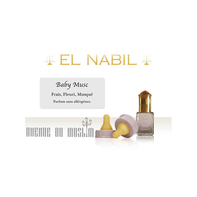 Musc Ayad - Parfum : Mixte - Extrait de Parfum Sans Alcool - El Nabil - 5 ml