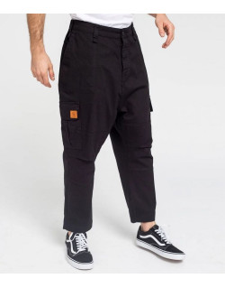 Saroual Coupe Pantalon Cargo Basic Straight Black Ripstop - DC Jeans