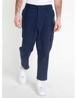 Pantalon Cargo Basic Straight Navy Ripstop - DC Jeans