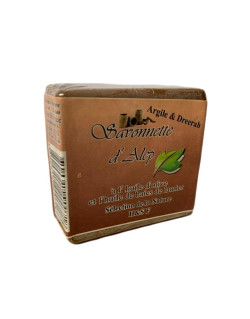 Savonnette d'Alep - Argile - Huile d'Olive et Huile de Baies de Laurier - 100 gr