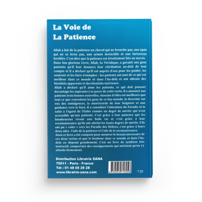 La Voie De La Patience - Edition Al Madina