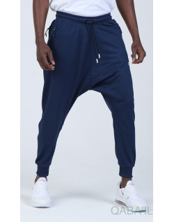 Sarouel Jogging - Tissu Léger - Coupe Semi Droite - Indigo Qaba'il : Sarouel Léger CSD