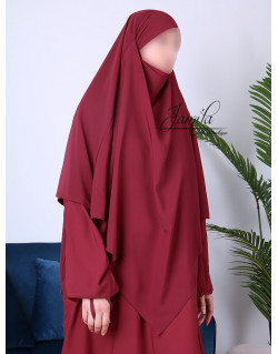 Abaya Papillon - Camel Foncé - Microfibre Léger - Jamila
