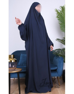 JIlbab 1 Pièce - Bleu Nuit - Microfibre Léger - Jamila JIlbab 1 Pièce - Bleu Nuit - Microfibre Léger - Jamila