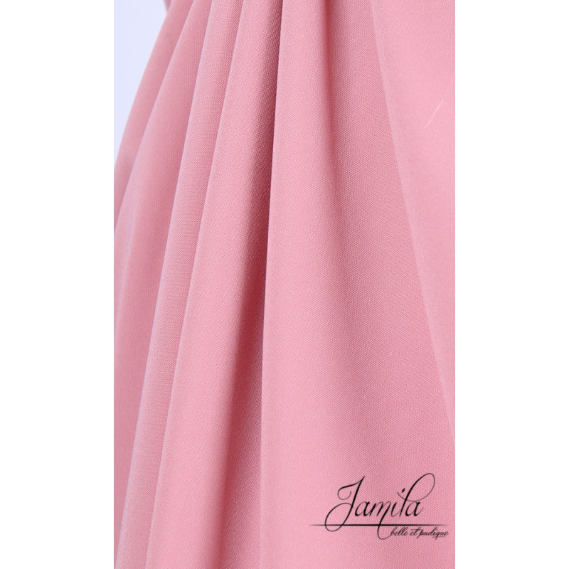 JIlbab 2 Pièces - Vieux Rose - Microfibre Léger - Jamila JIlbab 2 Pièces - Vieux Rose - Microfibre Léger - Jamila