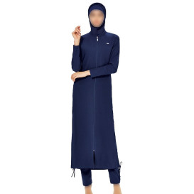 Maxi Burkini - Bleu Nuit - Plage et Sport - Burkini Façon Abaya