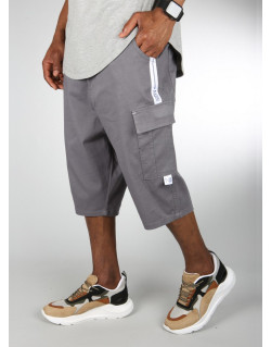 Saroual Short DZ NIII 100% Coton - Gris - Coupe Djazairi - Na3im