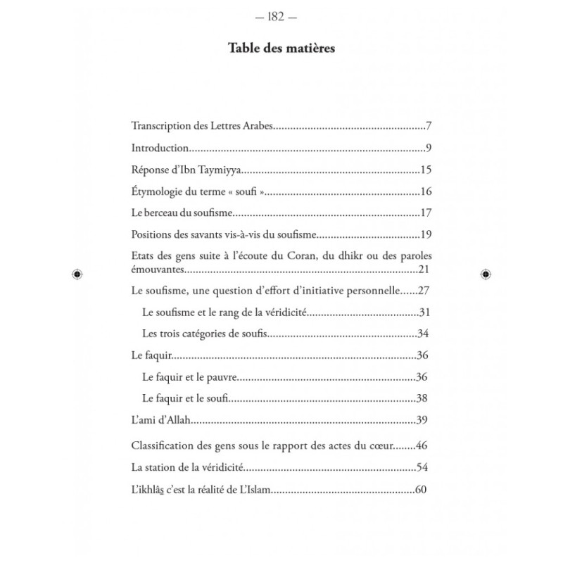 Les Voies du Cheminement Spirituel - Ibn Taymiyyah - Edition Al Bayyinah