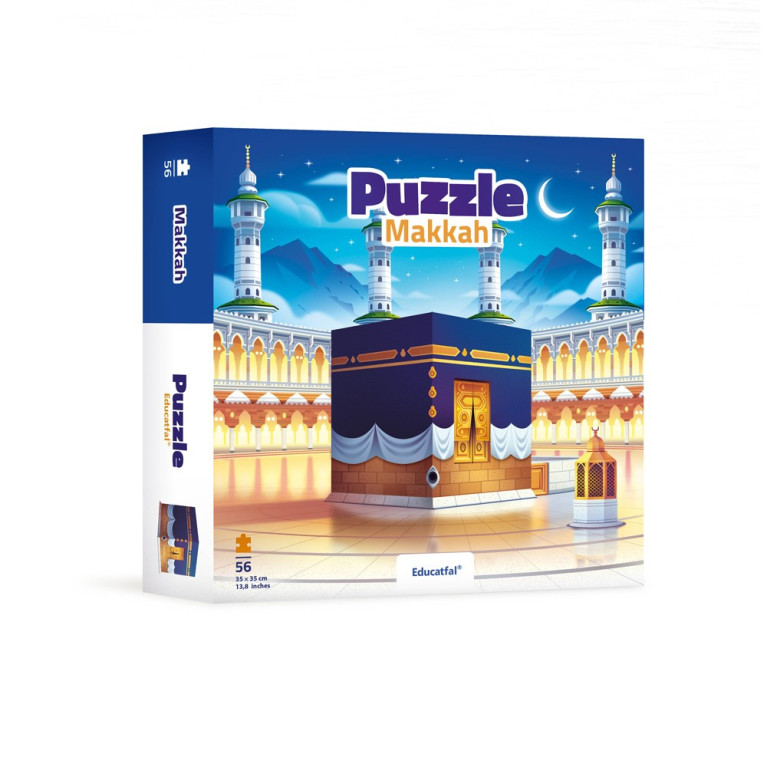 Big Makkah - Puzzle 104 Pces - 60 x 42 cm - Educatfal + 3ans