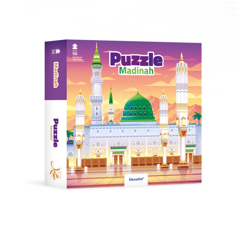 Puzzle Makkah56 Pces - 35 x 35 cm - Educatfal + 3ans