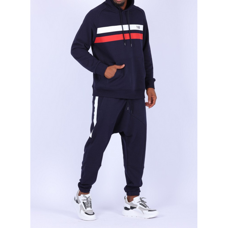 Ensemble Harvard 2 - Sweat Capuche et Saroual- Bleu Nuit - N3 - Na3im - NIII - New 2021 Ensemble Harvard 2 - Sweat Capuche et Saroual- Bleu Nuit - N3 - Na3im - NIII - New 2021