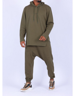 Ensemble Supreme 2 - Sweat Capuche et Saroual- Kaki - N3 - Na3im - NIII - New 2021