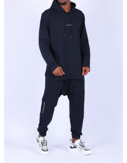 Ensemble Supreme 2 - Sweat Capuche et Saroual- Bleu Nuit - N3 - Na3im - NIII - New 2021