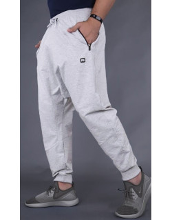 Sarouel Jogging Gris Chiné Qaba'il : Athletik