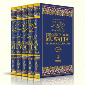 Commentaire du Muwatta de l’Imam Mâlik Ibn Anas Muhamed ‘Abd al-bâqî Az-Zurqânî - 5 Tomes - Edition Ennour - 5748