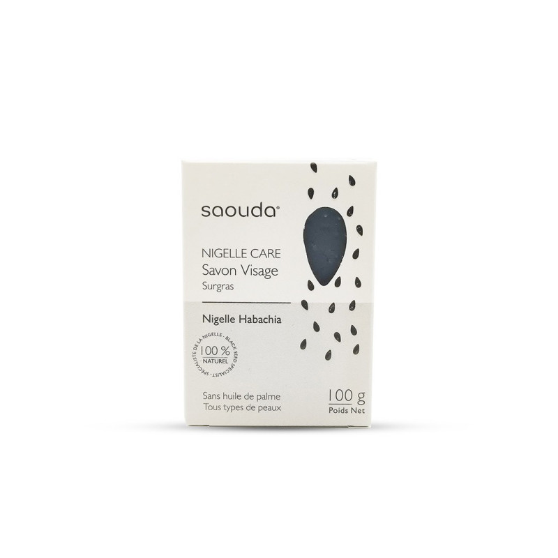 Savon Corps à la Nigelle - Huile de Nigelle Habachia - 100 gr - Saouda