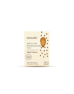 Shampoing Solide à la Nigelle - Huile de Nigelle Habachia - 100 gr - Saouda
