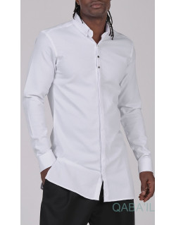 Chemise Longue Gaufrée - Ecru - Qaba'il