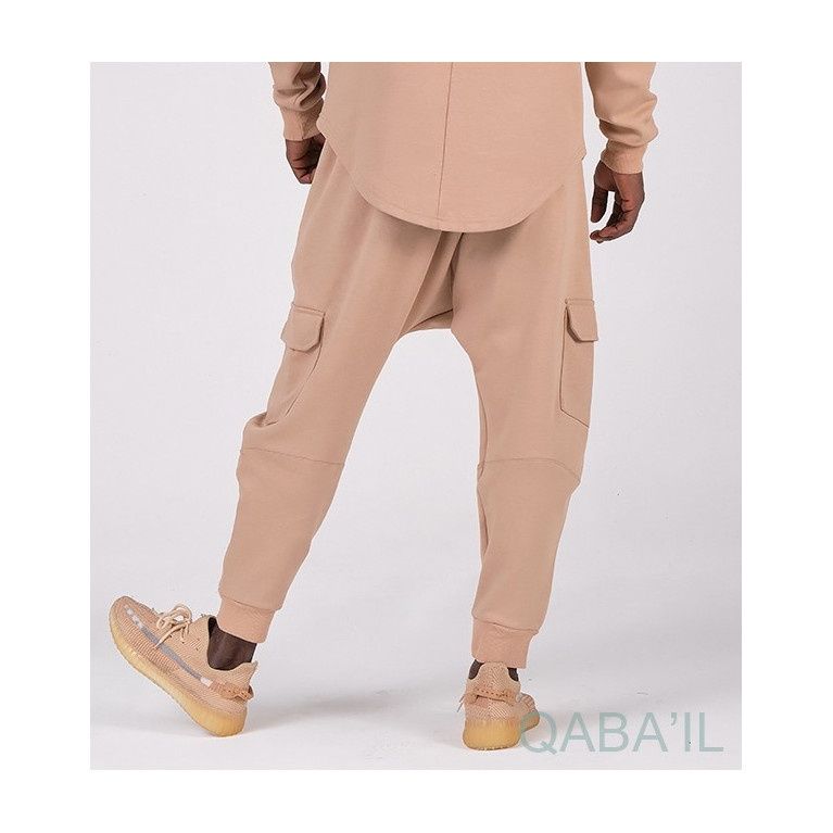 Sarouel Jogging Beige Qaba'il : Sniper