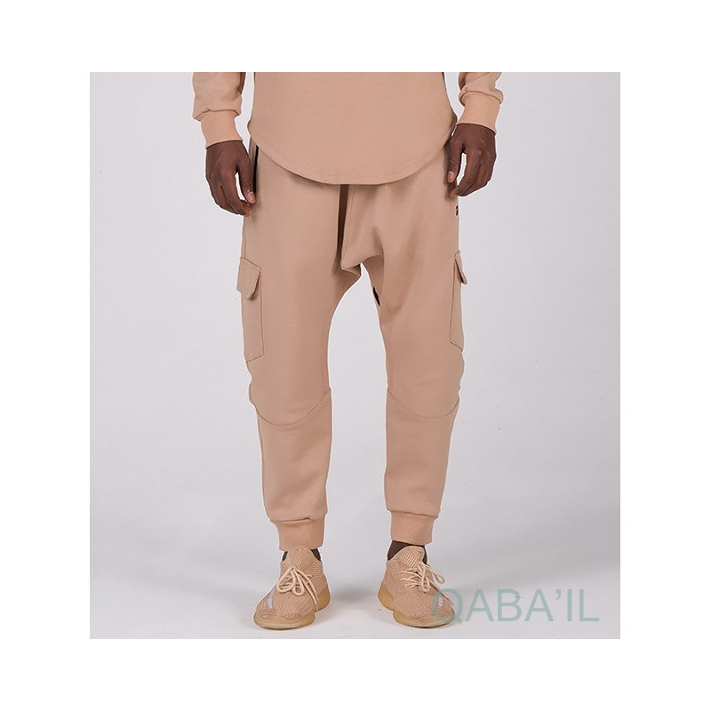 Sarouel Jogging Beige Qaba'il : Sniper