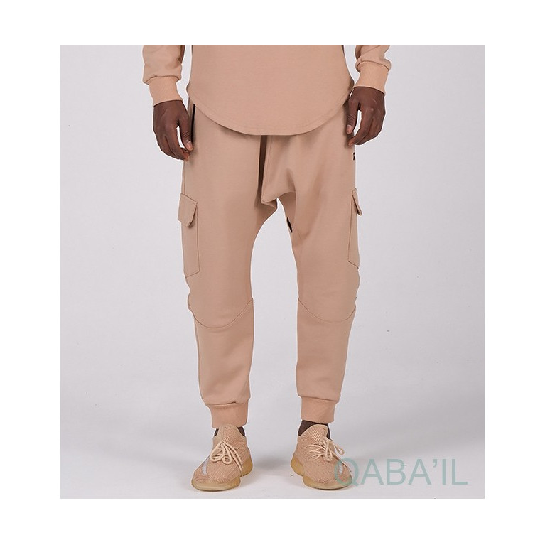 Sarouel Jogging Beige Qaba'il : Sniper