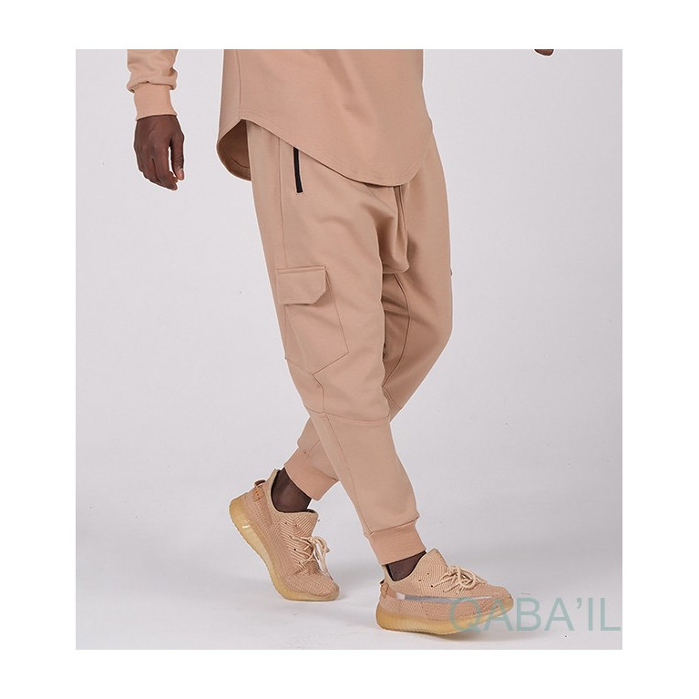 Sarouel Jogging Beige Qaba'il : Sniper