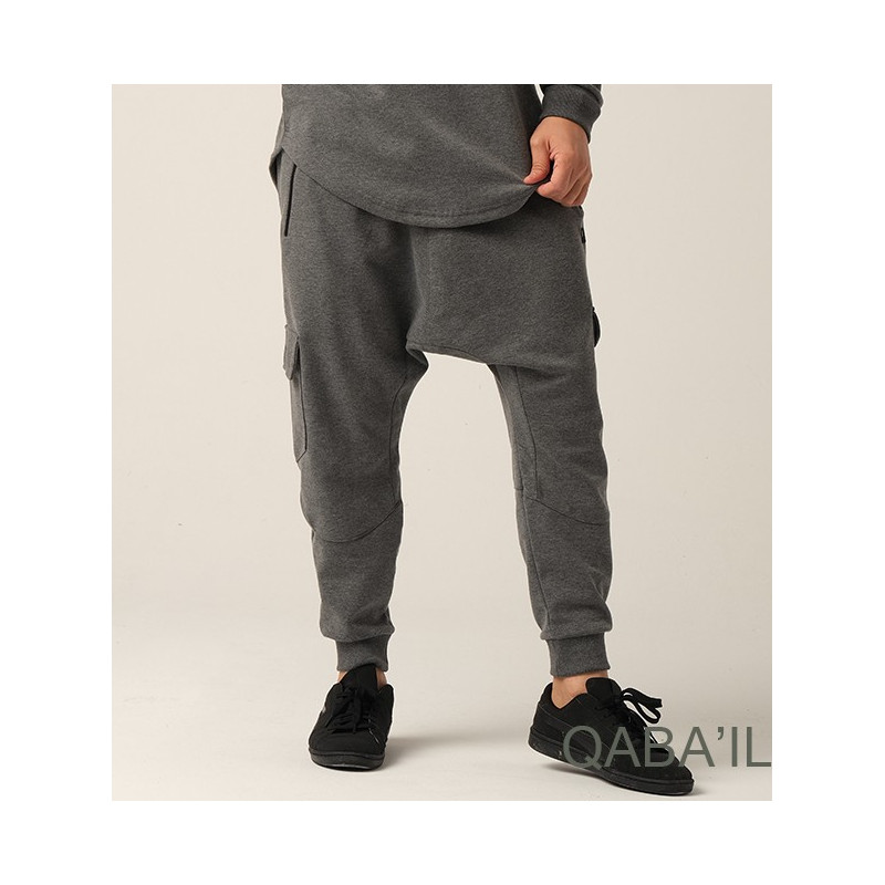 Sarouel Jogging Anthracite Qaba'il : Sniper