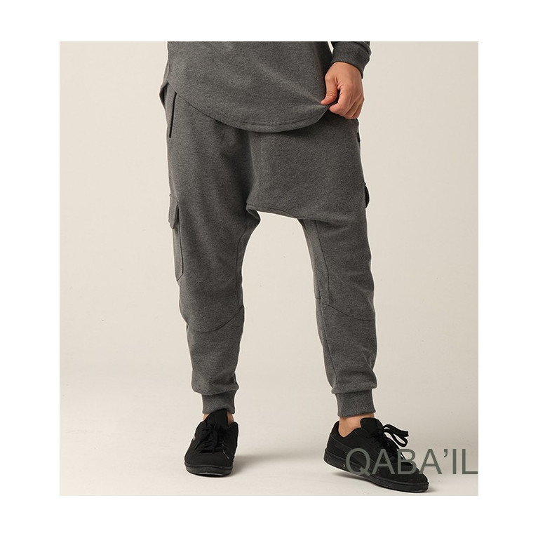 Sarouel Jogging Anthracite Qaba'il : Sniper