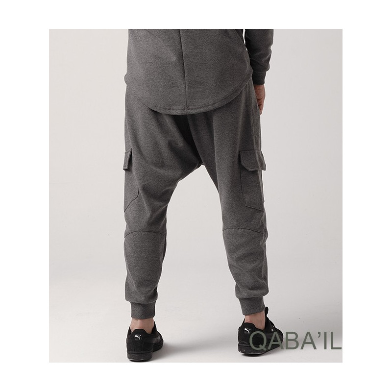 Sarouel Jogging Qaba'il : Pantalon Sniper - Couleur Beige - Prêt à porter  et accessoires sur