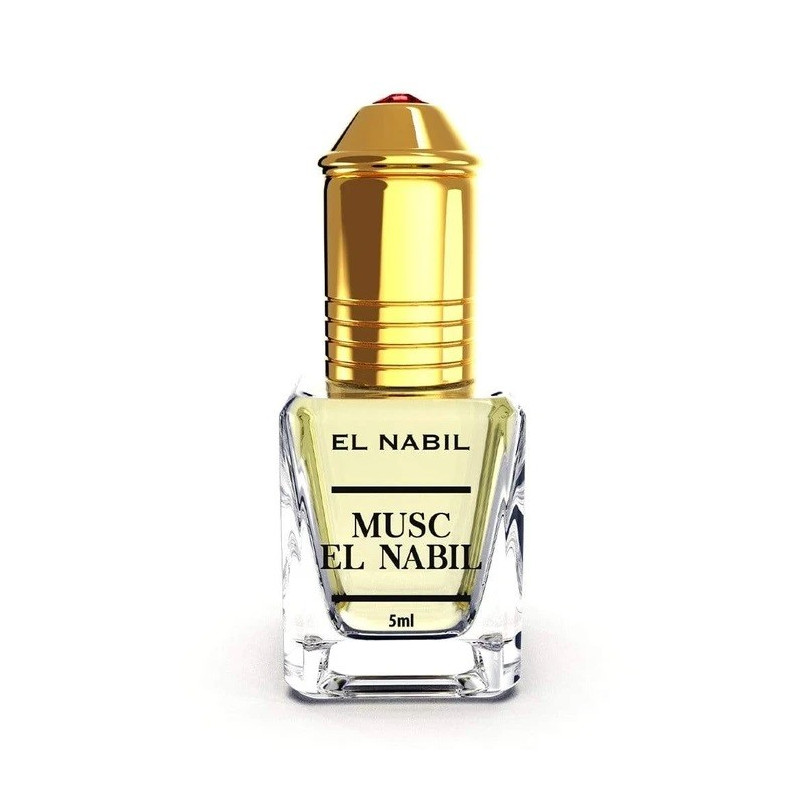 Musc El Nabil - Parfum : Homme - Extrait de Parfum Sans Alcool - El Nabil - 5 ml 