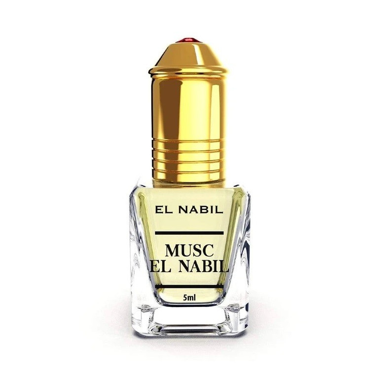 Musc El Nabil - Parfum : Homme - Extrait de Parfum Sans Alcool - El Nabil - 5 ml 