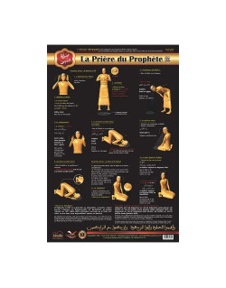 Poster : Apprendre la Prière du Prohphète (Saw) - Arabe - Français - Phonétique