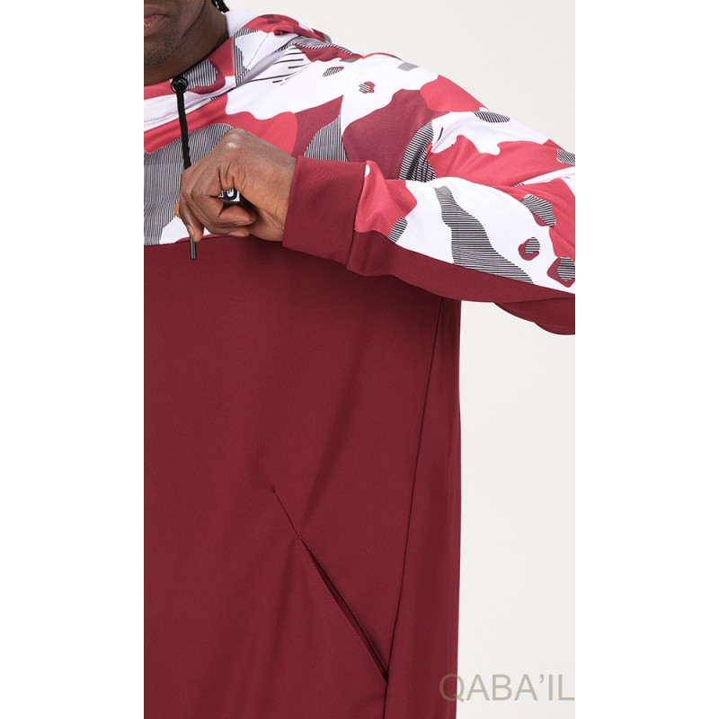 Survêtement Bordeaux - Sarouel + Sweat Capuche - Qaba'il : Army NG