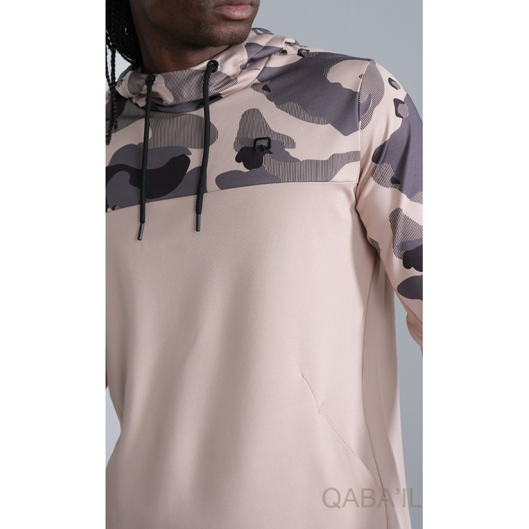 Survêtement Beige - Sarouel + Sweat Capuche - Qaba'il : Army NG