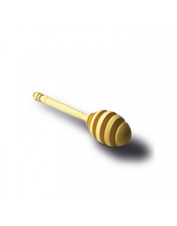 Cuillère à Miel en Bois de Buis Naturel - 16 cm