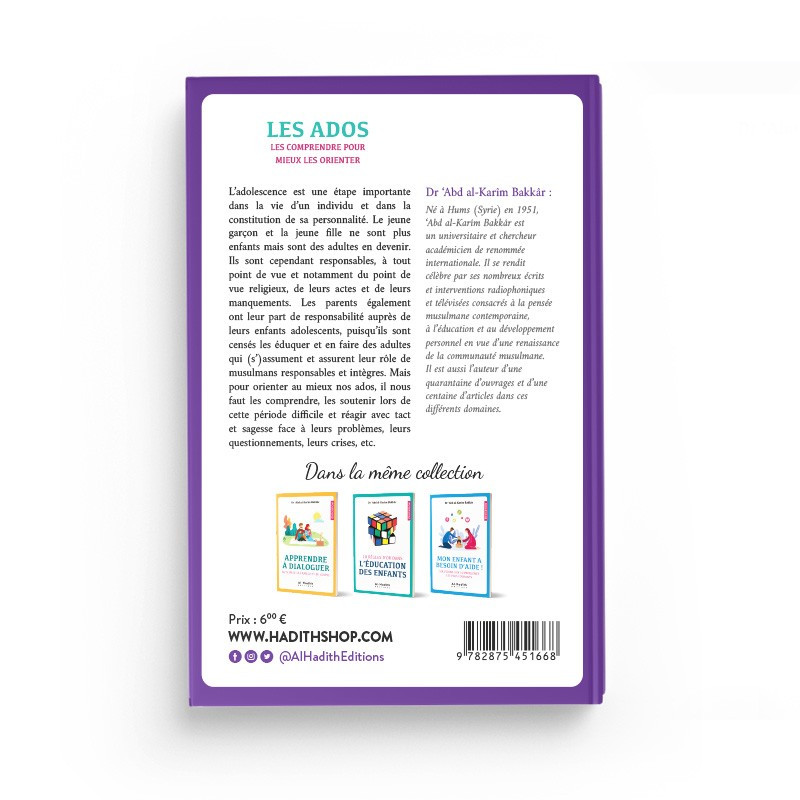 Mon Enfant à Besoin d'Aide ! Solutions Aux 10 Problèmes Les Plus Courants - Dr 'Abd Al-Karîm Bakkâr - Editions al-Hadîth