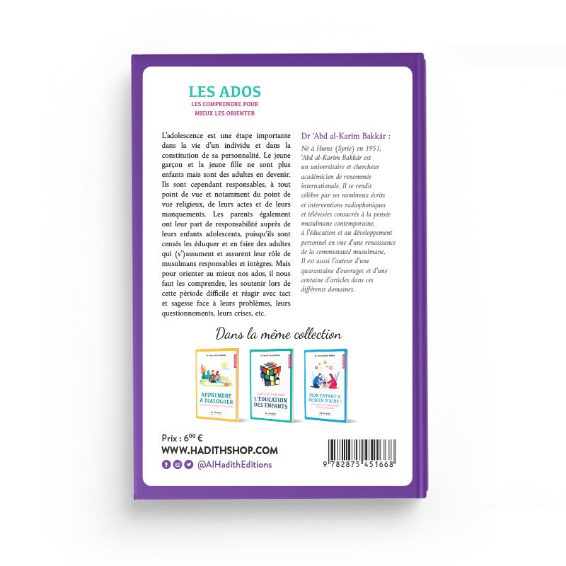 Mon Enfant à Besoin d'Aide ! Solutions Aux 10 Problèmes Les Plus Courants - Dr 'Abd Al-Karîm Bakkâr - Editions al-Hadîth